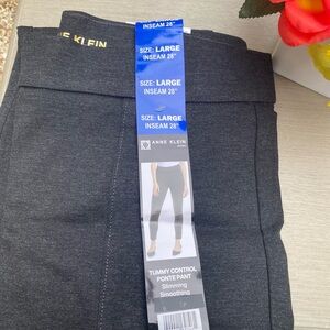 Anne Klein Gray Tummy Control Ponte Pants